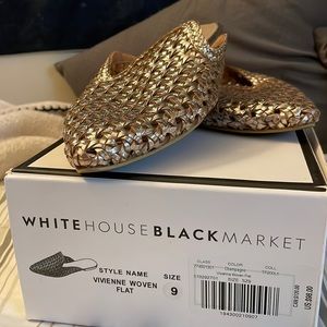 Gorgeous Gold Mule Slip-on Shoes!!